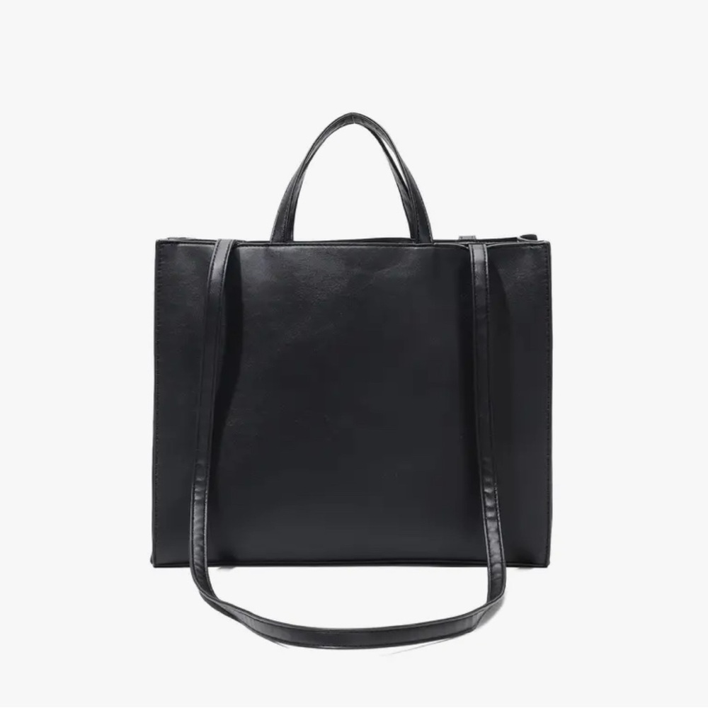 Unbranded Sleek Large Capacity Tote with “TOTE BAG" Logo - NIP - Picture 15 of 16